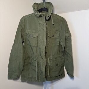 J.Crew women's field mechanic utility jacket size small in‎ Hillside Green